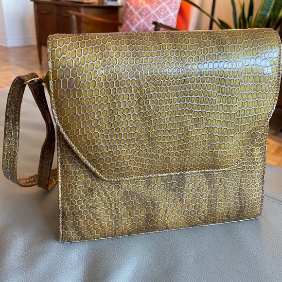 1960s Faux Snakeskin Shoulder bag - Picture 12 of 13